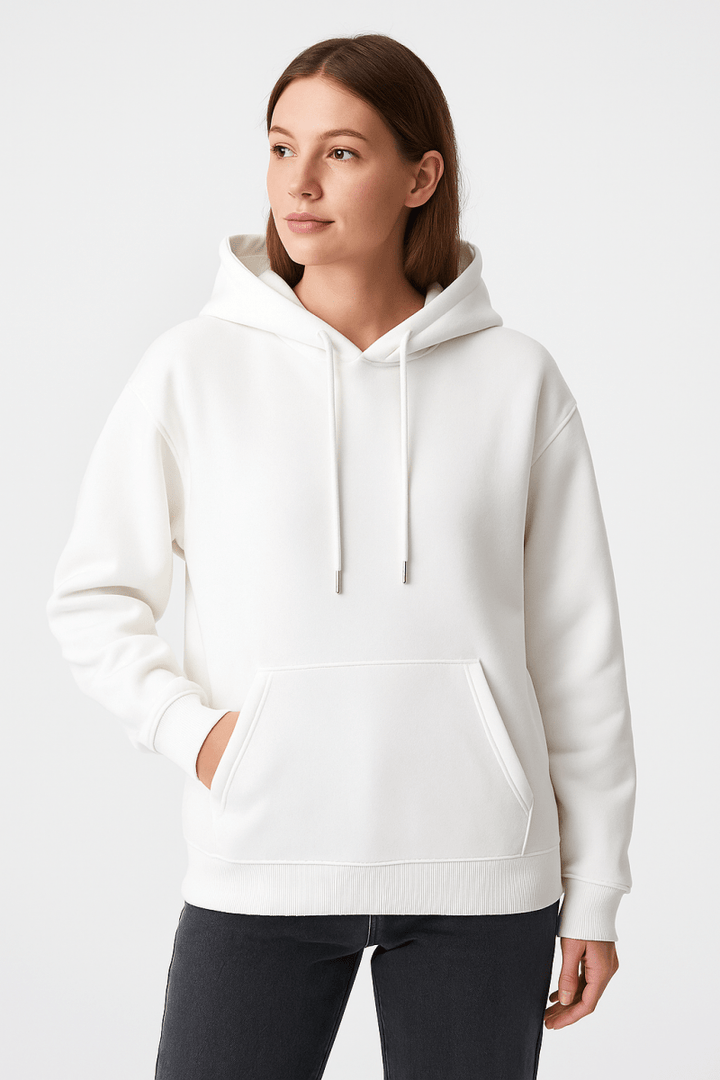 Sweat à capuche oversize unisexe coton polyester automne